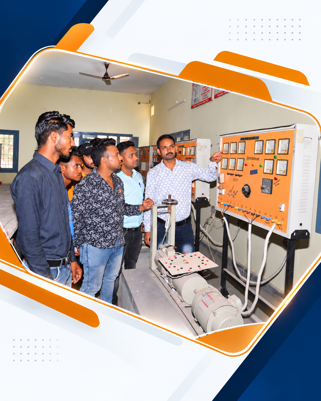 Electrician training at Najibabad Private ITI