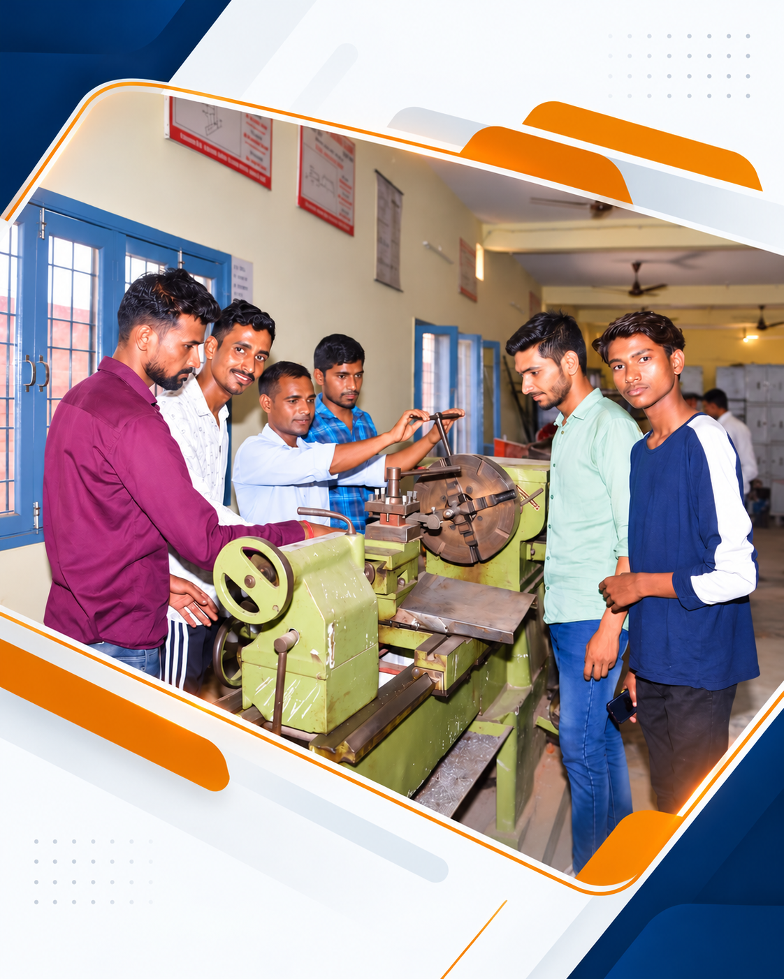 Fitter training at Najibabad Private ITI